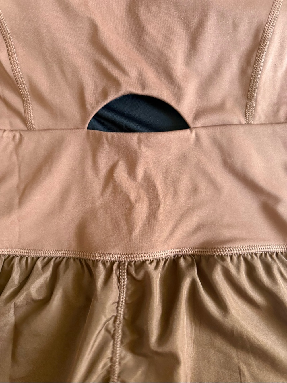 Wenlia Romper Brown Wenlia Workout Romper Onesie with Padded Bra Size Small - Picture 5 of 11